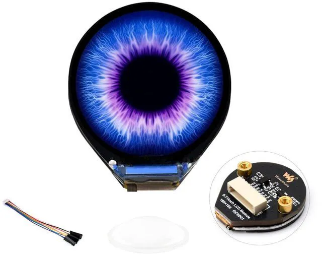 Main image of 0.71inch Round LCD Display Module Compatible with Raspberry Pi Pico/Pico 2/Pico