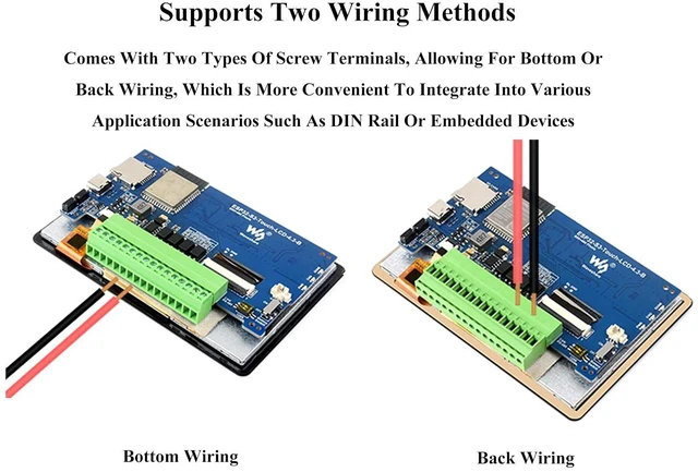 Alt view image 4 of 7 - ESP32-S3 4.3inch Capacitive Touch Display Development Board, 5-Point Touch Scree