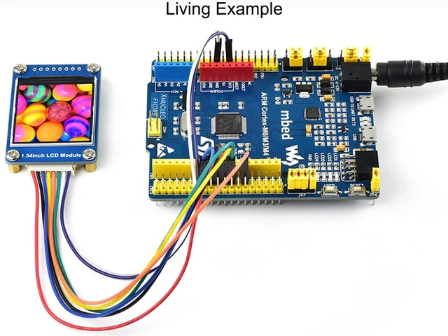 Alt view image 4 of 7 - 1.54inch LCD Display Module 240×240 Resolution IPS Screen, 65K RGB Display Color