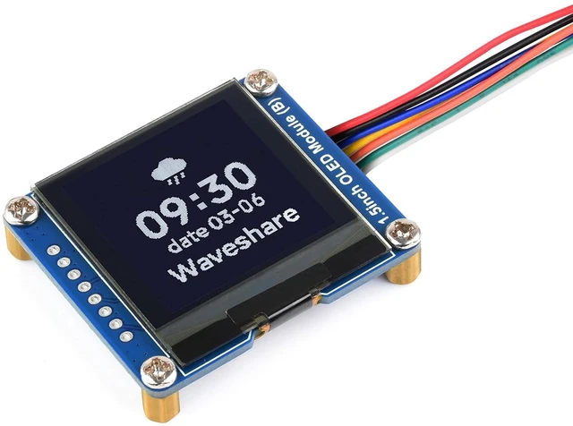 Main image of for Raspberry Pi/Arduino/STM32, 1.5inch OLED Display Module 128×128 Resolution B