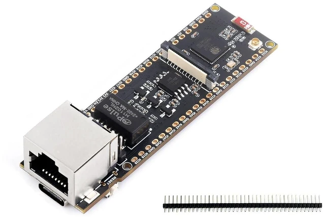 Main image of ESP32-S3 Ethernet Development Board, 10/100Mbps RJ45 Ethernet Port, Support W-i-