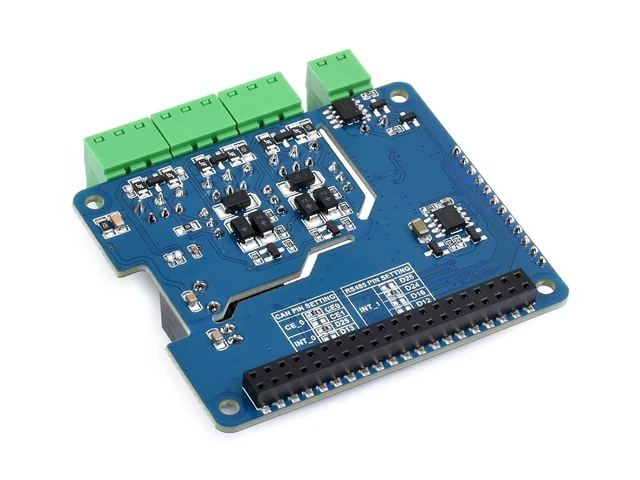 Alt view image 2 of 7 - for Raspberry Pi 4B/3B+/3B/2B/Zero/Zero W/Zero 2W/ 2WH, Isolated RS485 CAN HAT,