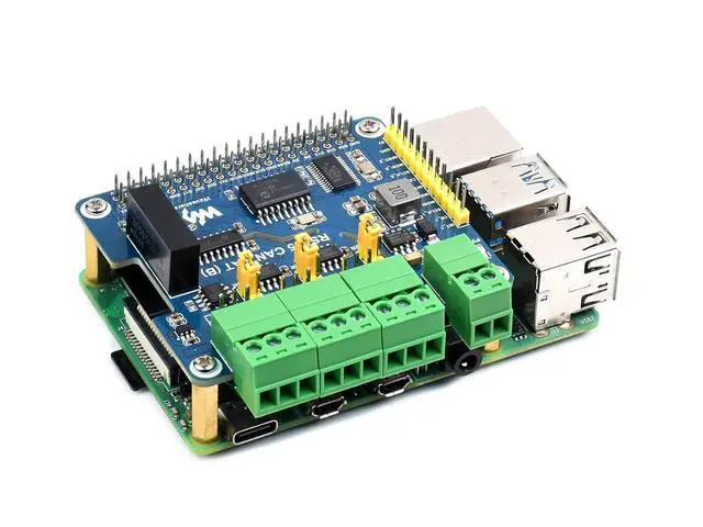 Alt view image 4 of 7 - for Raspberry Pi 4B/3B+/3B/2B/Zero/Zero W/Zero 2W/ 2WH, Isolated RS485 CAN HAT,