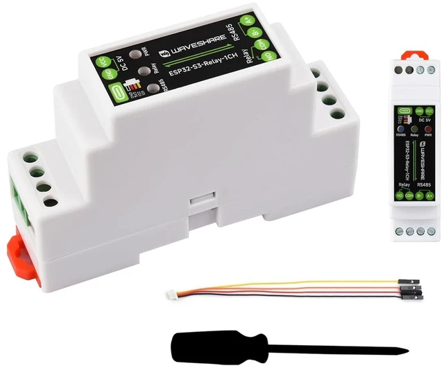 Main image of Industrial 1-Channel ESP32-S3 WiFi Relay Module, Supports WiFi/Bluetooth / RS485