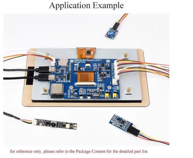 Alt view image 6 of 7 - ESP32-S3 7inch Capacitive Touch Display, ESP32 Development Board with 7inch LCD