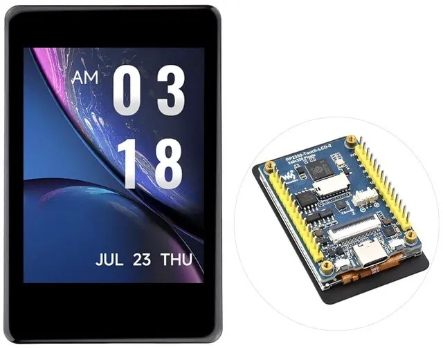 Main image of RP2350 2inch Capacitive Touch Display Development Board, 240x320 IPS LCD, 262K C