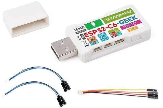 Main image of ESP32-C6 Geek Development Board, Supports Wi-Fi 6, Bluetooth 5 and IEEE 802.15.4