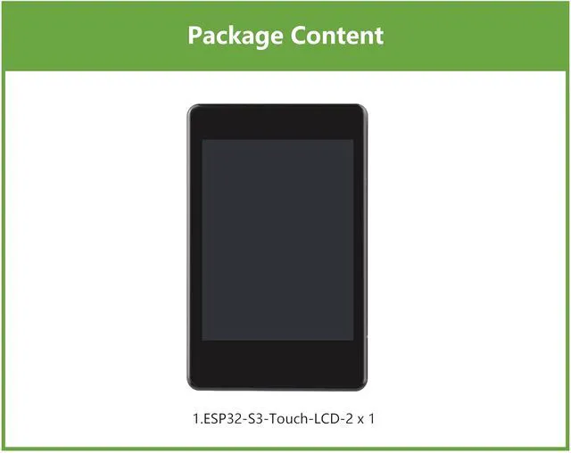 Alt view image 7 of 7 - ESP32-S3 2inch Capacitive Touch Display Development Board, Onboard 2inch IPS Tou