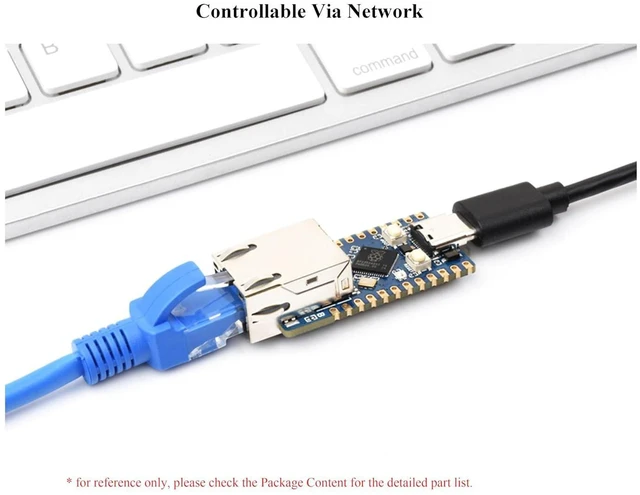 Alt view image 5 of 7 - RP2350-ETH Mini Development Board, RP2350 Ethernet Port Module, RPi Microcontrol