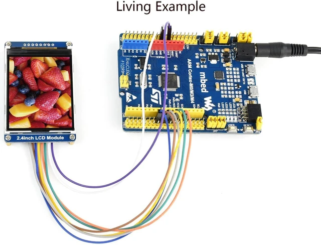 Alt view image 6 of 7 - 2.4inch LCD Display Module TFT Display Panel 240x320 Resolution 65K RGB Display
