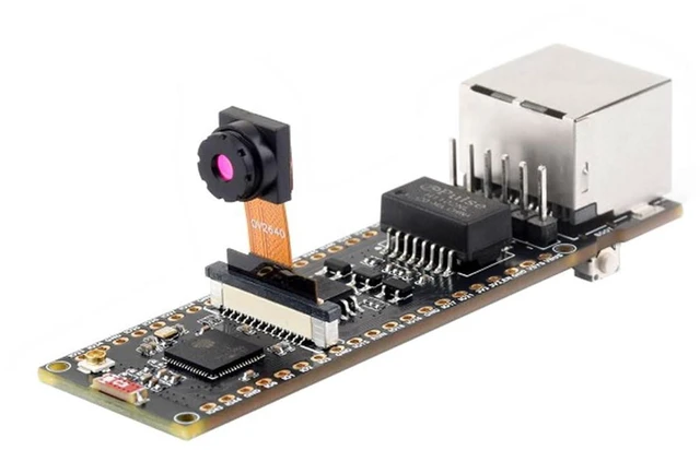 Main image of ESP32-S3 Ethernet Development Board, 10/100Mbps RJ45 ETH Port Support W-i-Fi & B