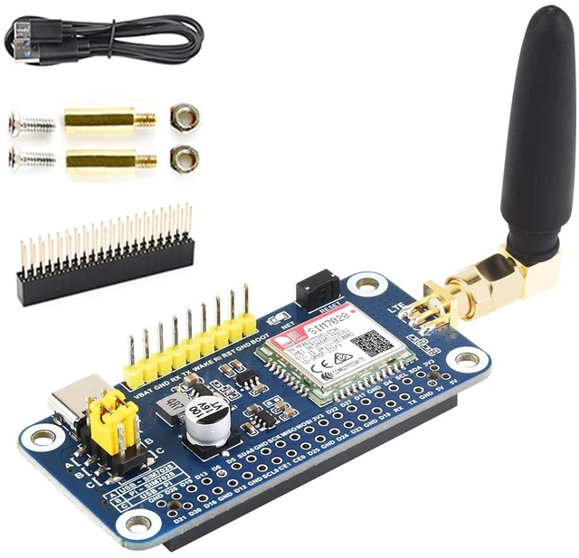 Main image of SIM7028 NB-IoT HAT for Raspberry Pi 5/4B/3B+/2B/Zero/Zero 2W and Jetson Nano,Onb