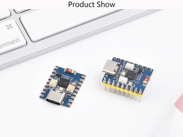 Alt view image 6 of 7 - ESP32-C3 with Pre-Soldered Header Development Board, with ESP32-C3FN4 Single-cor
