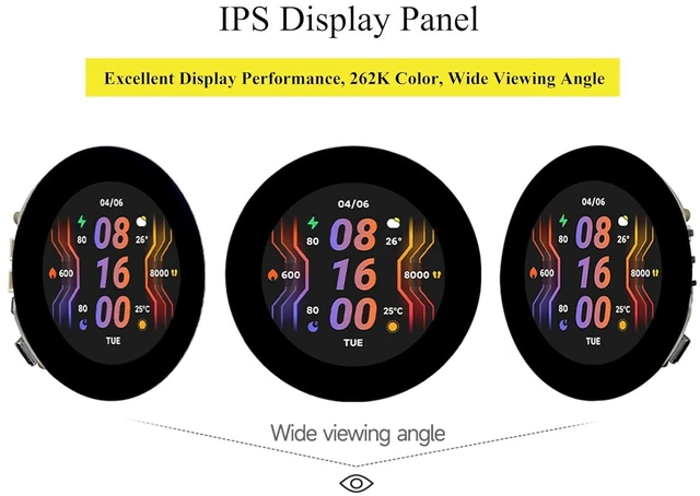 Alt view image 5 of 7 - ESP32-S3 with 2.1inch Capacitive Touch Round Display Development Board, 480x480,