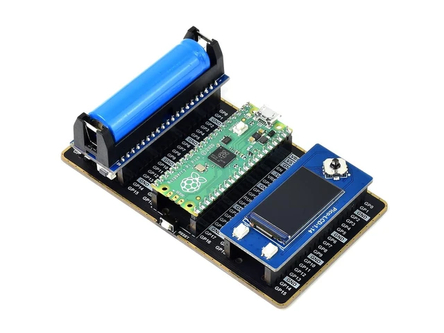 Alt view image 3 of 5 - Dual GPIO Expander Module for Raspberry Pi Pico,with Two Sets of 2x20 Male Heade