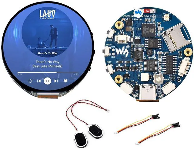 Main image of ESP32-S3 1.85inch Round Display Development Board, 360×360 IPS LCD, Dual-Core Pr