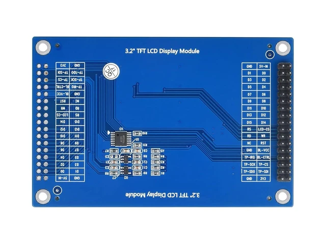 Alt view image 4 of 5 - 3.2inch 320x240 Touch LCD (D) for STM32,ILI9341 LCD Controller,XPT2046 Touch Pan