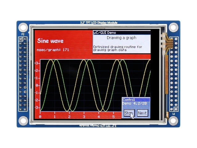 Alt view image 5 of 5 - 3.2inch 320x240 Touch LCD (D) for STM32,ILI9341 LCD Controller,XPT2046 Touch Pan