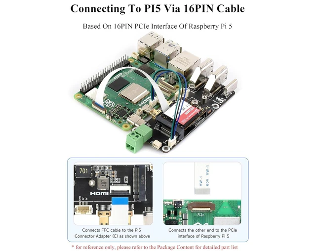 Alt view image 2 of 7 - PCIe to M.2 NVMe 2230/2242 SSD+Micro HDMI to HDMI Female Multifunctional Adapter