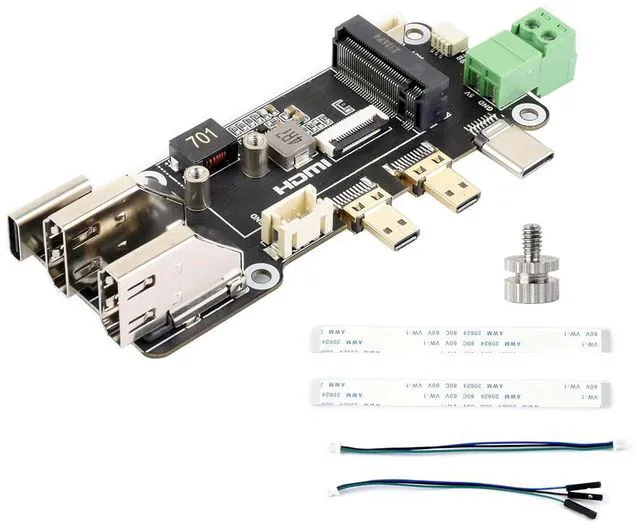 Main image of PCIe to M.2 NVMe 2230/2242 SSD+Micro HDMI to HDMI Female Multifunctional Adapter