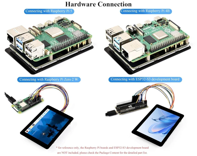 Alt view image 7 of 7 - 3.5inch Capacitive Touch Display Compatible with Pi 5/4B/3B+/3B/Pico W/Pico 2W/