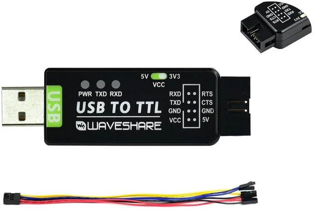 Main image of Industrial USB to TTL Converter Adapter, Onboard Original FT232RL Chip, Device P