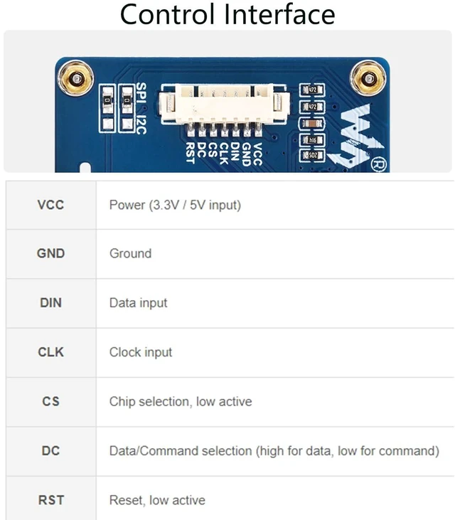 Alt view image 4 of 7 - 1.54inch OLED Display Module 128 × 64 Pixels, Embedded SSD1309 Driver Chip, SPI