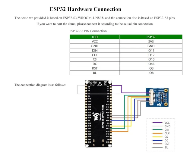 Alt view image 7 of 7 - 0.85inch LCD Module IPS Display Panel, 128x128 Resolution 65K RGB Display Colors