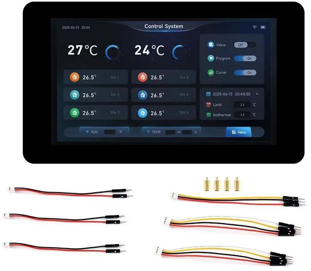 Main image of ESP32-S3 7inch Touch Display Development Board, ESP32 with Display, 1024×600, 32