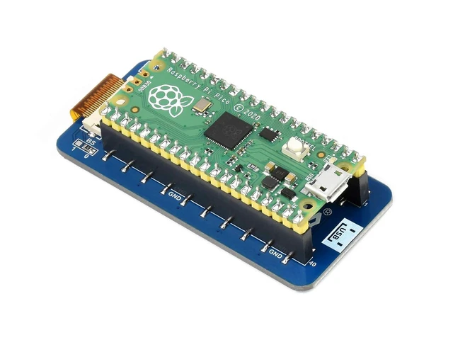 Alt view image 4 of 7 - 2.13inch E-Paper Display Module for Raspberry Pi Pico, 250x122 Pixe E-Ink Screen