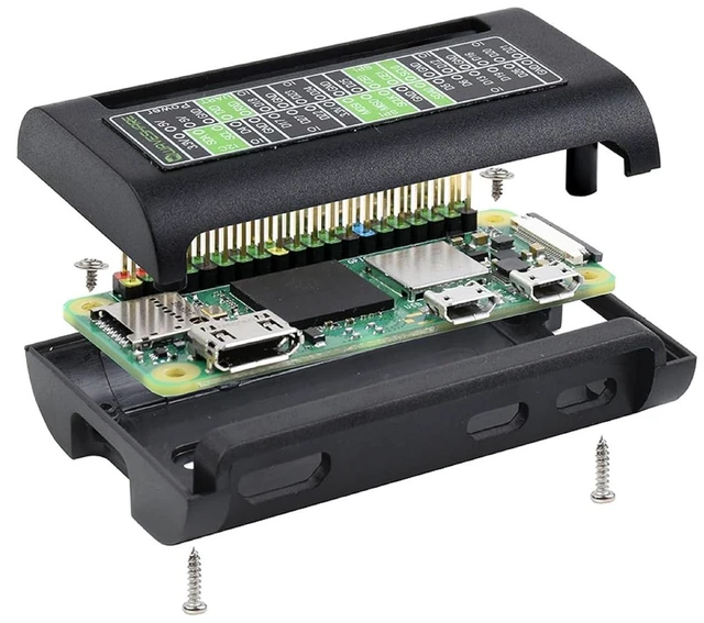 Main image of Pi Zero Case, ABS Protection Case for Raspberry Pi Zero 2 W/Pi 2 WH/Pi Zero W/Pi