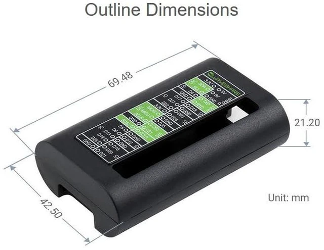 Alt view image 6 of 7 - Pi Zero Case, ABS Protection Case for Raspberry Pi Zero 2 W/Pi 2 WH/Pi Zero W/Pi
