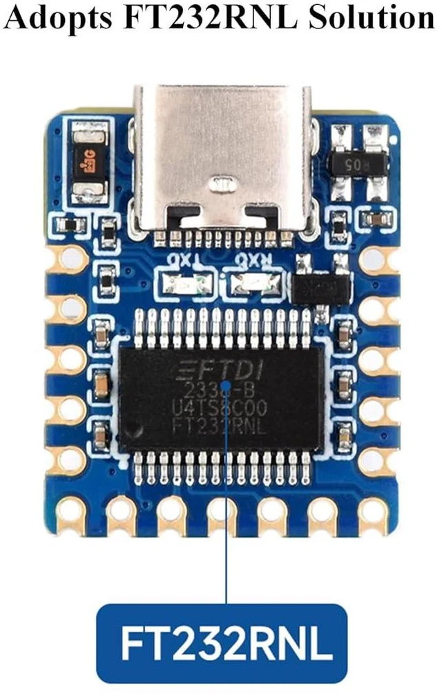 Alt view image 4 of 7 - USB to UART (TTL) with Pre-Soldered Header USB to TTL Serial Converter, FT232RNL