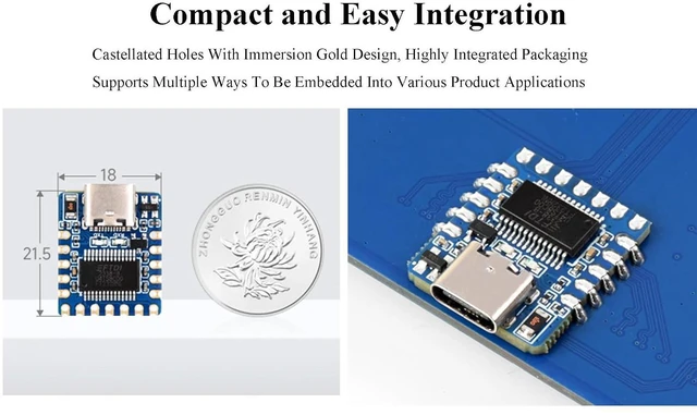 Alt view image 6 of 7 - USB to UART (TTL) with Pre-Soldered Header USB to TTL Serial Converter, FT232RNL