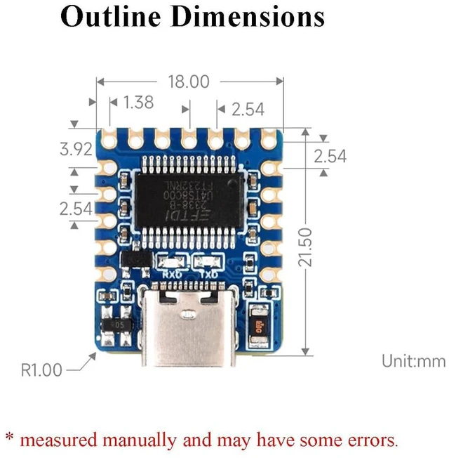 Alt view image 7 of 7 - USB to UART (TTL) with Pre-Soldered Header USB to TTL Serial Converter, FT232RNL