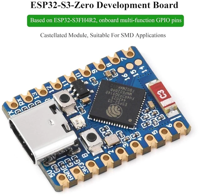 Alt view image 2 of 7 - (2PCS) ESP32-S3 Mini Development Board, Based on ESP32-S3FH4R2 Dual-Core Process