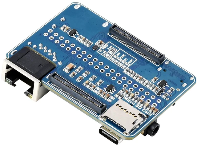 Alt view image 6 of 7 - Nano Base Board (B) for Compute Module 4 Lite/eMMC,with Raspberry Pi 40PIN GPIO