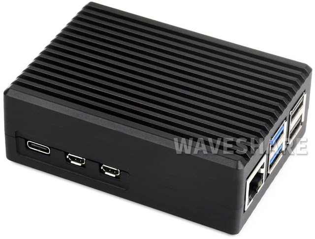 Main image of Aluminum Case for Raspberry Pi 5, Pi Case with Built-in Cooling Fan and Heatsink