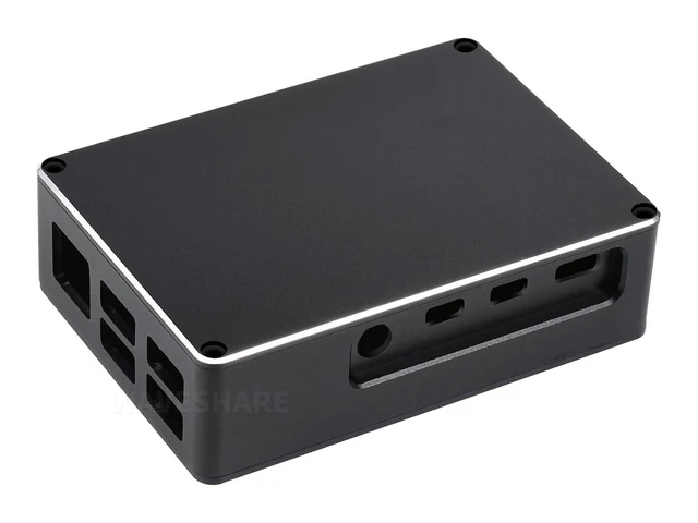 Alt view image 3 of 4 - Raspberry Pi 4 Case with Dual Cooling Fan, Dull-Polish Surface Enclosure for Ras