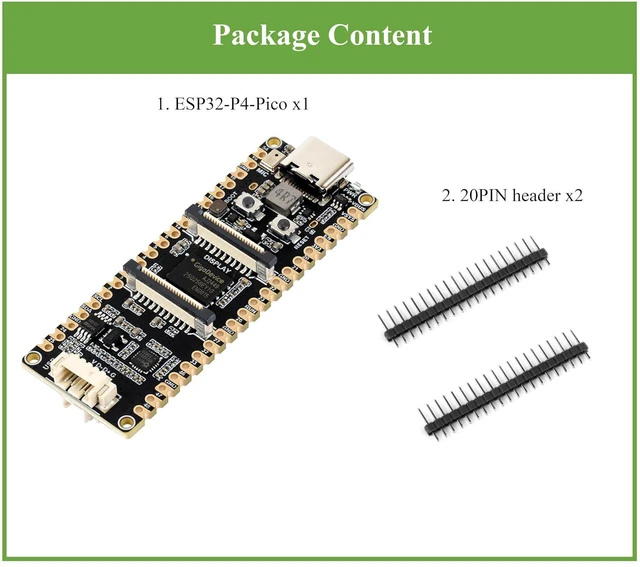 Alt view image 2 of 7 - ESP32-P4-Pico Development Board, Based On ESP32-P4, with RISC-V Dual-core and Si