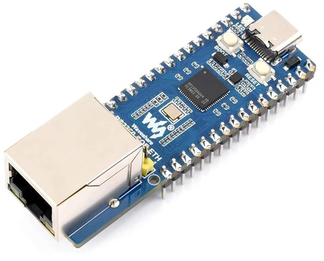Main image of RP2350-POE-ETH Dev Board, with Pre-soldered Headers, Without PoE Module