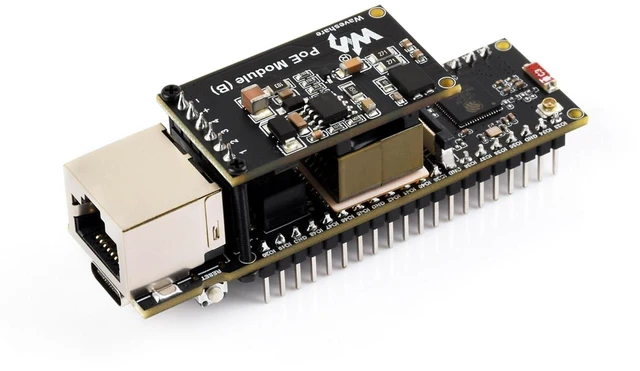 Main image of ESP32 Ethernet PoE Dev Board, Support Wi-Fi & Bluetooth, with PoE Module