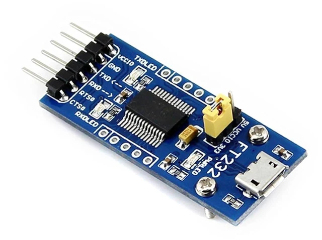 Main image of FT232 USB UART Board (Micro), USB to TTL Serial Converter Adapter Module Onboard