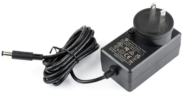 Main image of 12V/2A Power Supply Power Adapter, DC Jack Output, 1.2m Cable, 5.5/2.1mm DC Jack