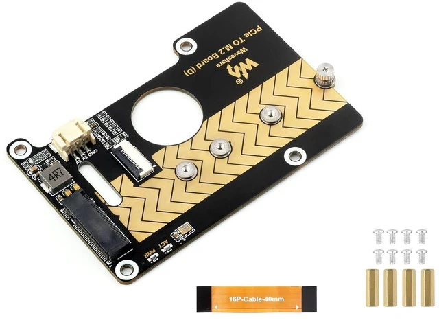 Main image of PCIe to M.2 Adapter Board Compatible with Raspberry Pi 5, PCIe to M.2 M Key Boar