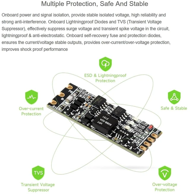 Alt view image 4 of 7 - TTL to RS485 Galvanic Isolated Converter TTL/RS485 Standard Converting TTL Signa