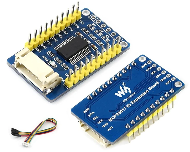 Main image of MCP23017 IO Expansion Board Expands 16 I/O Pins, Support Use 8 Expansion Modules