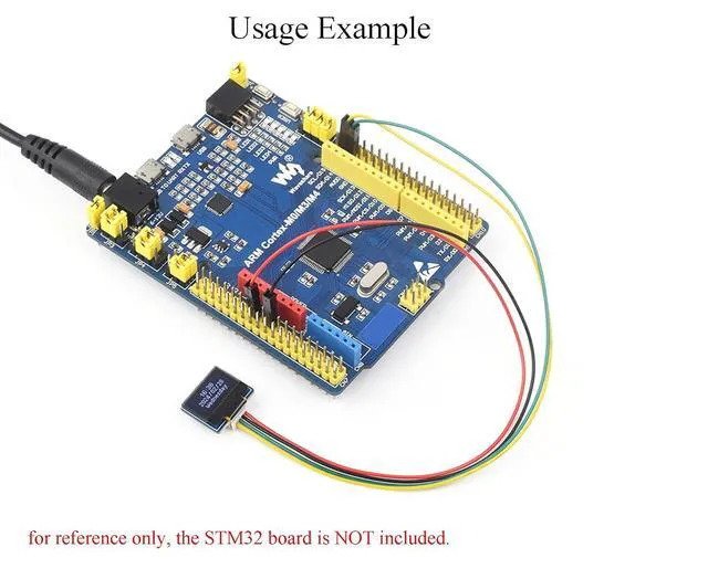 Alt view image 5 of 7 - 0.49inch OLED Display Module 64x32 Resolution I2C Communication Black/White Disp