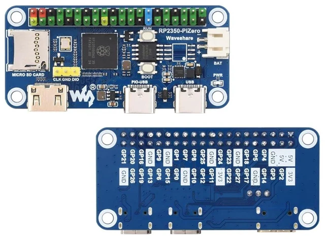 Alt view image 7 of 7 - RP2350-PiZero Development Board,Uses RP2350 Dual-Core & Dual-Architecture Chip,