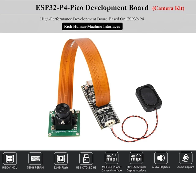 Alt view image 3 of 7 - ESP32-P4-Pico Development Board with Pre-Soldered Header, Based On ESP32-P4, Ric